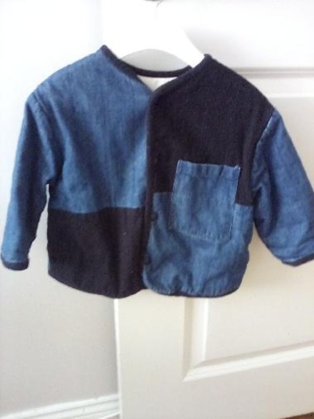 ESTHER SKYE DENIM QUILTED JACKET